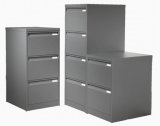 Black Color Vertical File Storage Cabinet Office Metal Furniture