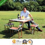 Aluminium Alloy Picnic Foldable Table and Chairs Sets for Outdoor Furniture (PT-001A)