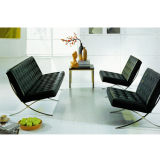 Elegant Office or Lobby or Lounge Area Leather Sofa (SF-1016)