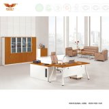 Modern Executive Desk with Cabinet (H30-0132)