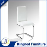Factory Swing Dining Chair White Leather Chair