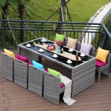 Dining Table and Chair Tables and Bar Stools Leisure Rattan Wicker Table Garden Furniture Sets Z563