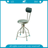 AG-Ns007 Stainless Steel Stool with Backrest