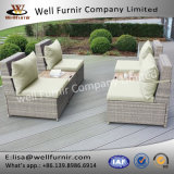 Well Furnir WF-17006 Rattan 6 Piece Sectional Seating Group with Cushions