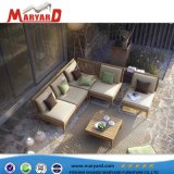High Quality Modern Design Durable Polyester Fabric Outdoor Teak Sofa Popular in North Europe