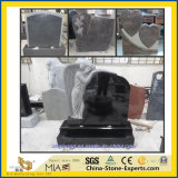 Black/Grey/Red/Blue/Green/Purple/White Granite/Marble/Memorial/Cemetery/Garden Monument with Angel Tombstone (European/American/Chinese/Japanese/Russian Stytle)