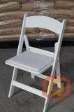 White Color Plastic Resin PP Folding Wimbledon Chair