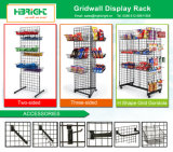 Metal Gridwall Grocery Display Stand