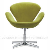 Living Room Swan Fabric Chair with Aluminum Leg (SP-HC170)