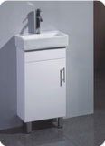 MDF Bathroom Cabinet with High White Gloss