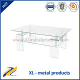 Tianjin Factory Contemporary Bending Glass Coffee Table