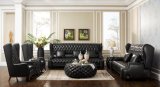 Classic Antique Chesterfield Leather Sofa Sets