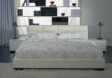 Foshan City Bedroom Furniture Wooden Frame Platform Soft Leather Bed