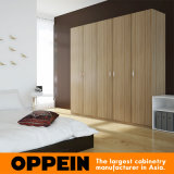 2016 Oppein High Quality Wood Grain Bedroom Wardrobe (YG16-M14)