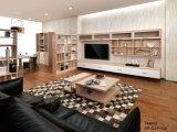 Oppein Modern Living Room Wood Grain Tea Coffee Table (CJ11128)