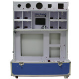Multi-Function LED Display Cabinet with Wheels