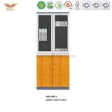 Hot Sale Bamboo Glass Office Book Cabinet for Furniture (H60-0614)