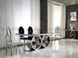 New Design Mercedes Stainless Steel Dining Table