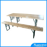 Wood Dining Table with Folding System