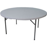 5ft Round Blow Molding Folding Table