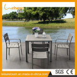 Modern Aluminum Outdoor Patio Dining Table and Chair Bistro Garden Leisure Restaurant Furniture