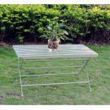 Wrought Iron Coffee Table Foldable