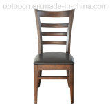 Restaurant Leather Dining Wood Chair (SP-EC162)