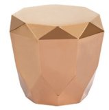 Rose Gold Finish 2mm Thickness Ss 304 Side Table Coffee Table