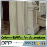 Imperial Beige Marble Pillar/Column for Five-Star Hotel Project Construction