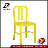 Anji Yellow Color Metal Navy Dining Chair Zs-T-1018