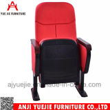 Red Linen Fabric Folding Seat Simple Hall Chair Yj1007