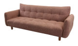 Orange Fabric Double Seater Sofa Bed Living Room (HC100)