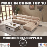 Living Room Leather Sofa with Chaise (Lz997)