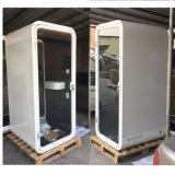 Metal Type Acoustic Office Telephone Booth with Soundproof Panel