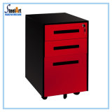 3 Drawer Mobile Colorful Metal Cabinet