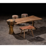 (SL-8502) Luxury Hotel Restaurant Public Furniture Solid Wood Tea Table