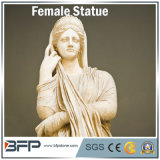 Customized Carved Sculpture Western Style Figure Granite Statue for Garden Decoration
