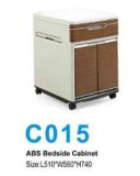 Hot! ! Medical ABS Hospital Bedside Cabinet Drawer Furniture with Side Board
