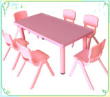 Made in China Best Price Rectangle Plastic Kindergarten Table and Chairs