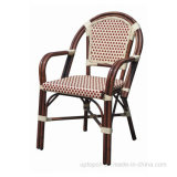 Aluminum Metal and PE Rattan Bistro Outdoor Restaurant Chair (SP-OC426)