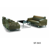 Office Leather Sofa for Sale in Office Usage (SF-843)