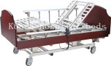 Wooden 5 Functions Rotating Electric Hospital Bed for Paralyzed Patients