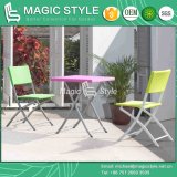 Outdoor Wicker Folded Chair Colorful Rattan Chair Patio Dining Chair Garden Folding Chair (Magic Style)