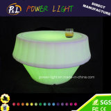 Party Decor Leisure Furniture Rechargeable LED Round Poseur Table