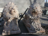on Sale Great Quality Marble Lion Sculpture T-7147