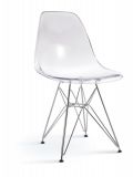 Dsw Style Cheap Colored Transparent Popular PC Plastic Chairs