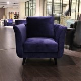 Dark Blue One Seat Sofa for Living Room Furniture