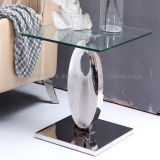 Glass End Table 2017 New Model Side Table with Metal
