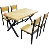 Elegant School Student Canteen Dining Hall Table and Chair Set
