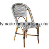 Outdoor Furniture Stacking French Bistro Rattan Cafe Dining Chairs